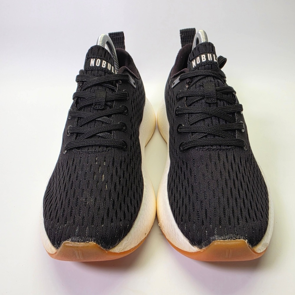 NOBULL Knit Runner Womens 8 Black Athleisure Minimalist Gym Shoes Cross Training - Picture 12 of 16